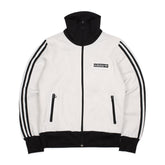 Adidas Beckenbauer Vintage Trackjacket in Weiß Schwarz Größe M